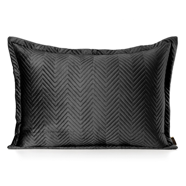Poszewka 50 x 70 Dekoracyjna Welwet Sofia Czarny