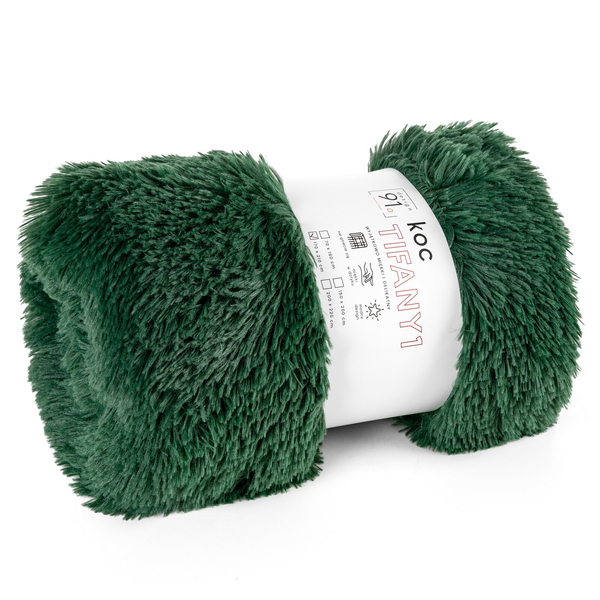 Blanket 70 x 160 Double-sided Fur Tifany1 C.Green