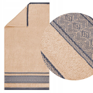 Towel 100 x 150 Cotton Panama 500g/m2 Beige