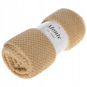 Blanket 200 x 220 Microfiber Jacquard Monte Beige