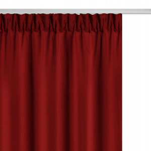 Curtain 140 x 175 Decorative Tape Viva Red