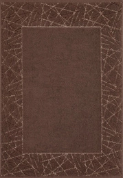 Bathroom Rug 50 x 70 Cotton Nika 04 Brown