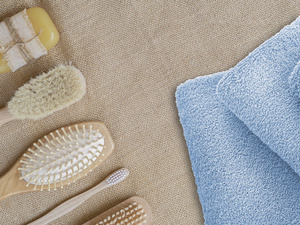 Towel 50 x 100 Cotton Bari 500g/m2 Blue