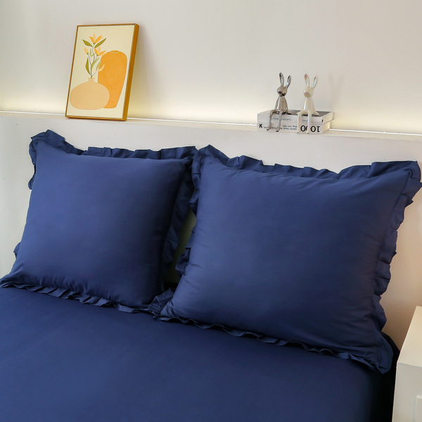 Pościel 220 x 200 3cz Bawełna Z Falbaną Lynda 01