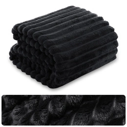 Blanket 160 x 200 Microfiber Stamped Stripes Nuvio 08