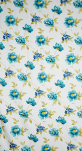 Curtain 140 x 270 Decorative Alma White+Blue