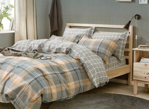 Bedding 200 x 220 3pcs Cotton Satin No. A1834