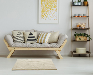 Rug 60 x 90 Soft Plush Fur Rabbit 102