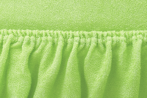 Terry sheet with elastic 051_D Green 200x220