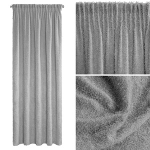 Curtain 140 x 270 Decorative Tape Agis Silver