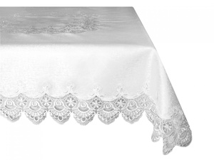 Guipure tablecloth 088_White 140x240
