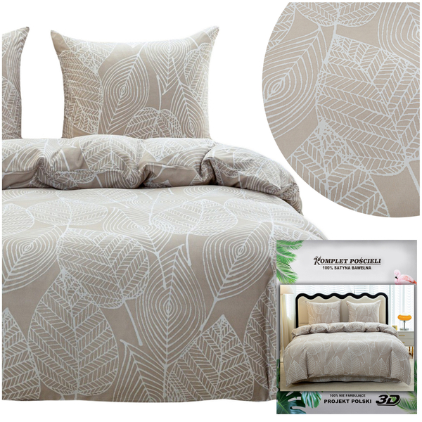 Pościel 200 x 220 3cz Satynowa Maria 3089