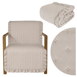 Narzuta 70 x 160 Pikowana Z Falbaną Celia 03