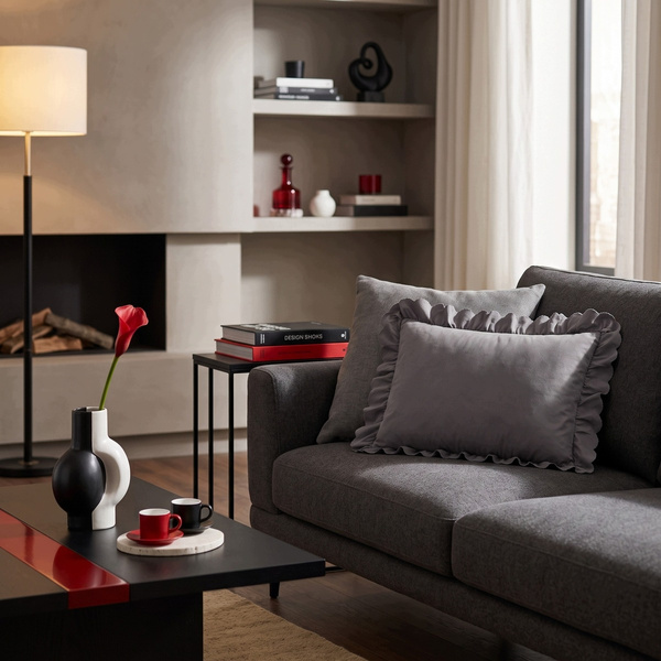 Poszewka 40 x 60 z Falbaną Luxury Jowita 06