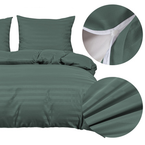 Bedding 220 x 200 3pc Satin Stripes Ramiro 09