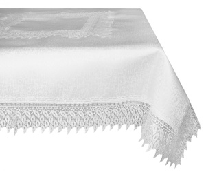 Guipure Tablecloth 144_White 140x240