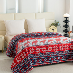 Narzuta 200 x 220 Tłoczona Świąteczna Levent 3230