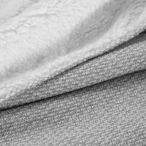 Blanket 150 x 200 Microfiber Two-sided Panda Silver+Bia