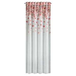 Ready Curtain Oliwia 140 x 250 Tape White + Pink