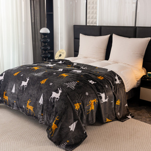 Blanket 160 x 200 Microfiber Christmas Donato 01