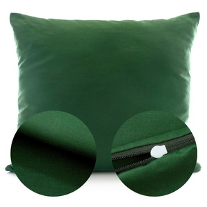 Cotton pillowcase 70 x 80 Uniform Ola Bottle Green