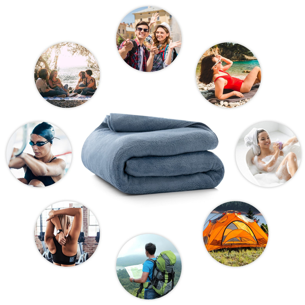 Towel 50 x 90 Quick-Drying Microfiber Iben 04