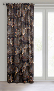 Curtain 140 x 270 Decorative Larisa Black