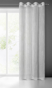 Zasłona 140 x 250 Dekoracyjna Lori Bia+Sreb