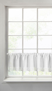 Decorative Curtain Vince On Tape 40 x 200 White