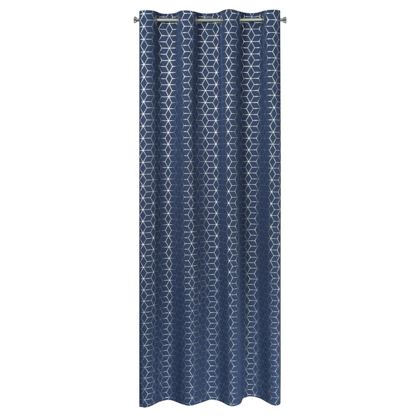 Zasłona 140 x 250 Gotowa Dekoracyjna Cube Gran + Sr