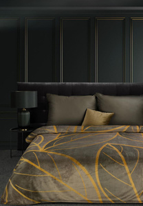 Koc 150 x 200 Mikrofibra Alisma2 Br+Beż