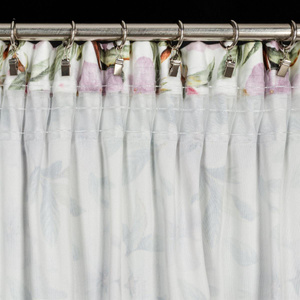 Curtain 140 x 270 Decorative Arleta White+Purple