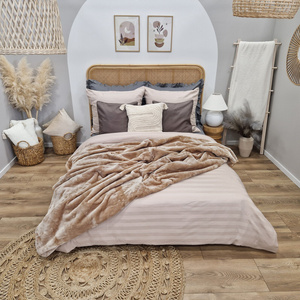 Blanket 160 x 200 Acrylic Solid Warm Yasemin 01