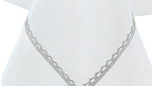 Bieżnik 50 x 100 Plamoodporny Glamour Silver 391B