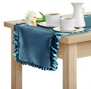 Table Runner 40 x 180 Decorative with Ruffles Ligia 08