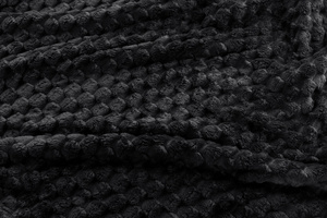 Blanket 170 x 210 Microfiber Design Cindy6 Black