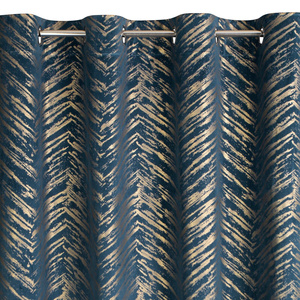 Curtain 140 x 250 Decorative Velvet Sara Game+Gold