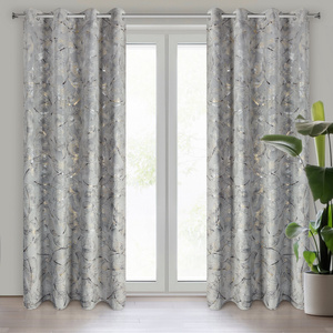 Curtain 135 x 250 Decorative Ready Odeta Steel