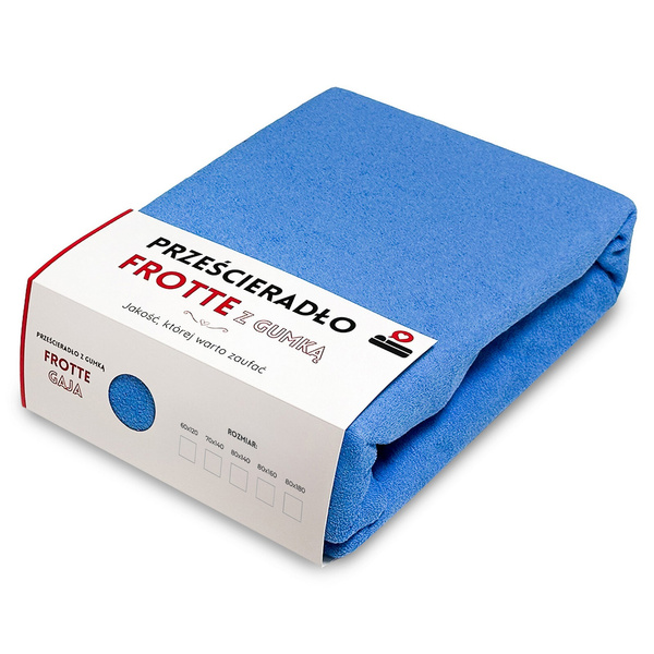 Prześcieradło 70 x 140 Frotte z Gumką Gaja 17