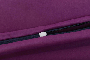 Cotton pillowcase 50 x 50 Uniform Ola Plum Purple