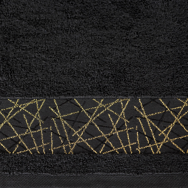 70 x 140 Terry Bath Towel Nika 08 Black