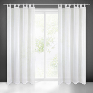 Lucy Decorative Curtain with Braces 140 x 250 White