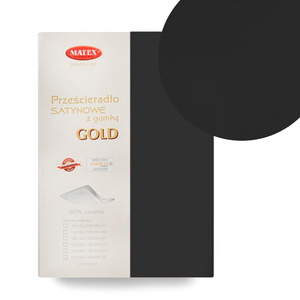 Prześcieradło 100 x 200 Satynowe z Gumką Gold 48
