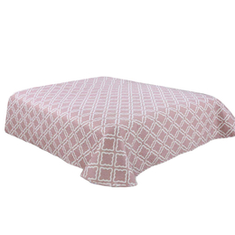 Quilted Clover Powder 240 x 220 Bedspread