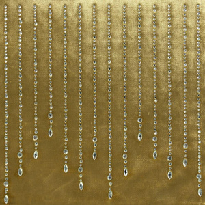 Bieżnik 35 x 140 Velvet Dekoracyjny Royal3 Złoty