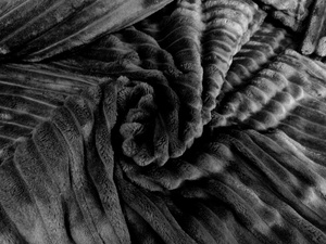 Capri Black Reversible Bedspread 200 x 220