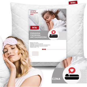 70 x 90 Quilted Granulate Pillow with Zipper Wiki