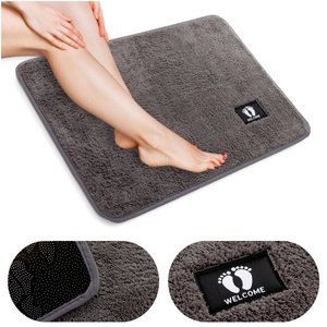 40 x 60 Bathroom Microfiber Rug Welcome 04