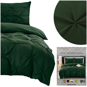 Bedding set 160 x 200 3 pcs Decorative Pleated Pia 02