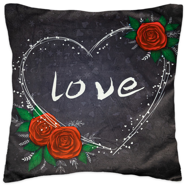 Poszewka 40 x 40 Dekoracyjna Heart Velvet 06